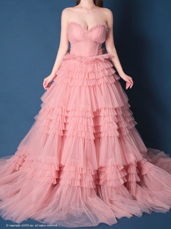 ピンク モデル:ゆめ 身長:160cm 着用サイズ:S(XS〜M)