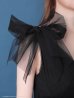 画像6: 【couture an/クチュールアン】ショルダーリボン/ レース/ チュール/ フリル/ Aライン/ プリンセス/ カラードレス/ ロングドレス/ キャバドレス long[OF05]