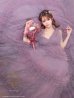 画像9: 【couture an/クチュールアン】ショルダーリボン/ レース/ チュール/ フリル/ Aライン/ プリンセス/ カラードレス/ ロングドレス/ キャバドレス long[OF05]