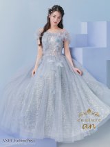 ANDY Fashion Press vol.18【couture an/クチュールアン】立体フラワー/ フェザー/ チュール/ ラメ/ フレア/ Aライン/ プリンセス/ ロングドレス/ キャバドレス long[OF05]