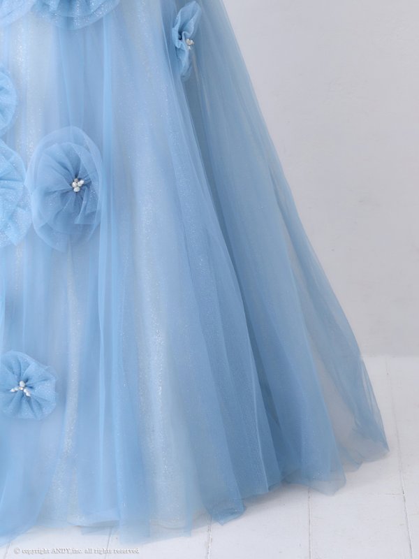 ブルー モデル：ゆめ　身長：160cm　着用サイズ：S(XS〜M)サイズ