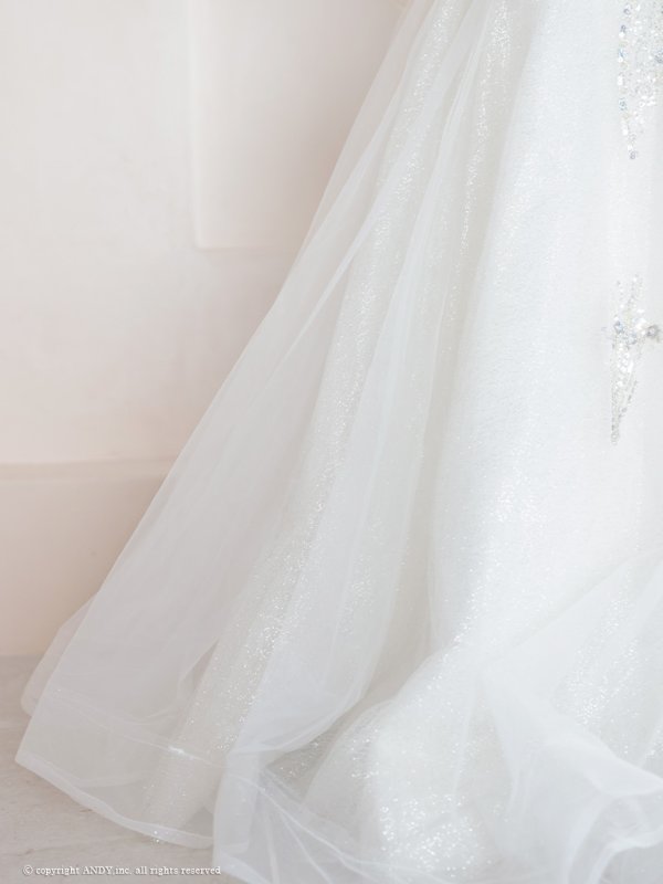 画像9: 【couture an/クチュールアン】スパンコール/ チュール/ ビジュー/ オフショルダー/ プリンセス/ エレガント/ ゴージャス/ ロングドレス/ ラグジュアリー/ キャバドレス long[OF05]