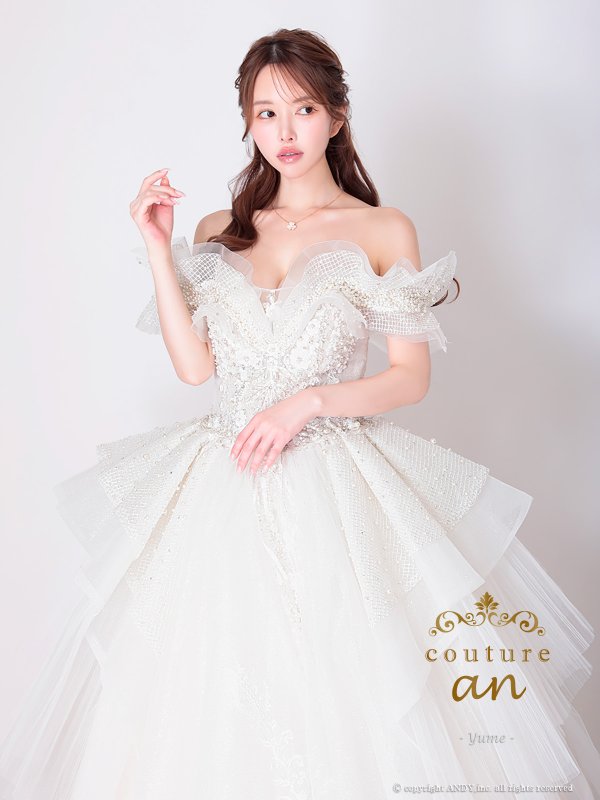 ホワイト モデル：ゆめ　身長：160cm　着用サイズ：S(XS〜M)サイズ