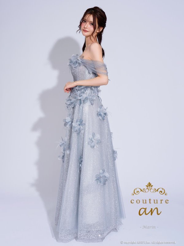 ブルー　モデル：まりん　身長：171cm　着用サイズ：Sサイズ(XS-M)