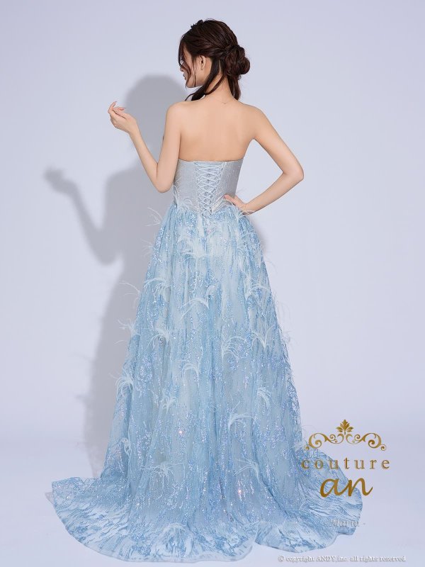 ブルー　モデル：まりん　身長：171cm　着用サイズ：Sサイズ(XS-M)