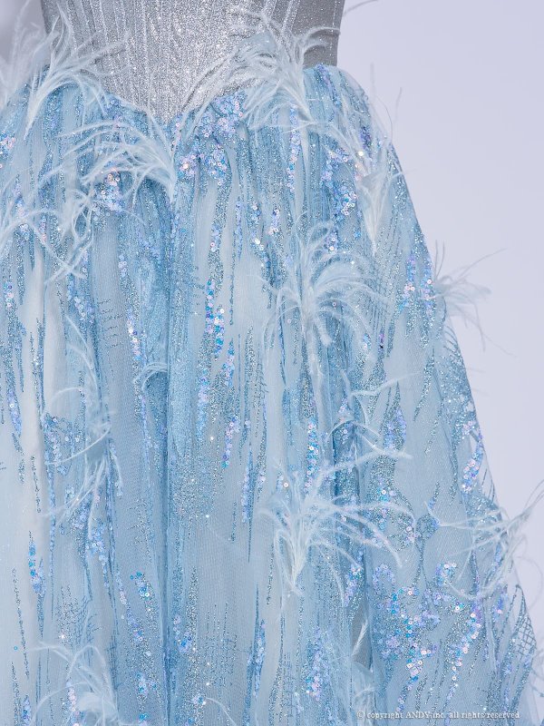 ブルー　モデル：まりん　身長：171cm　着用サイズ：Sサイズ(XS-M)