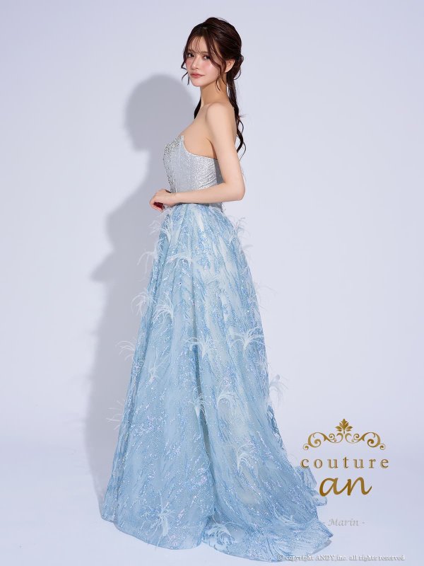 ブルー　モデル：まりん　身長：171cm　着用サイズ：Sサイズ(XS-M)