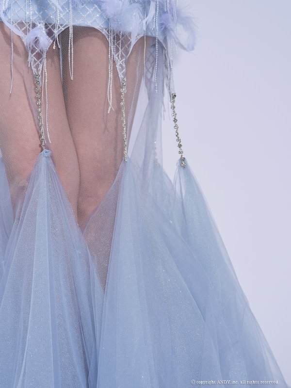 ブルー　モデル：まりん　身長：171cm　着用サイズ：S(XS〜M)サイズ