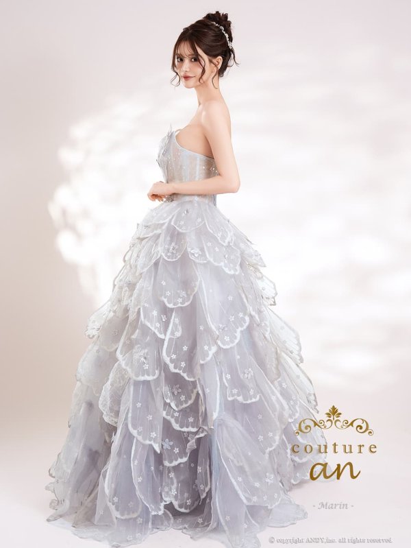 ブルー モデル：まりん　身長：171cm　着用サイズ：Sサイズ(XS-M)