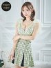 画像2: 【りょうか/関西コレクション着用】【an /アン】チェック柄/ ショルダーリボン/ チュール/ Aライン/ セットアップ/ ミニドレス/ キャバドレス[OF05] (2)