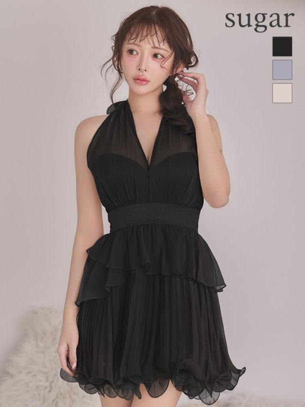 ブラック モデル：りな　身長：160cm　着用サイズ：Sサイズ