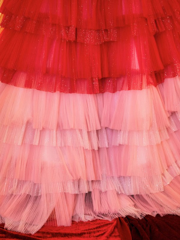 画像20: 【HIMEKA/関西コレクション着用】ANDY Fashion Press 19掲載【couture an/クチュールアン】グラデーション/ フリル/ チュール/ ベア/ リボン/ フレア/ Aライン/ プリンセス/ ロングドレス/ キャバドレス long[OF05]