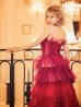 画像9: 【HIMEKA/関西コレクション着用】ANDY Fashion Press 19掲載【couture an/クチュールアン】グラデーション/ フリル/ チュール/ ベア/ リボン/ フレア/ Aライン/ プリンセス/ ロングドレス/ キャバドレス long[OF05]