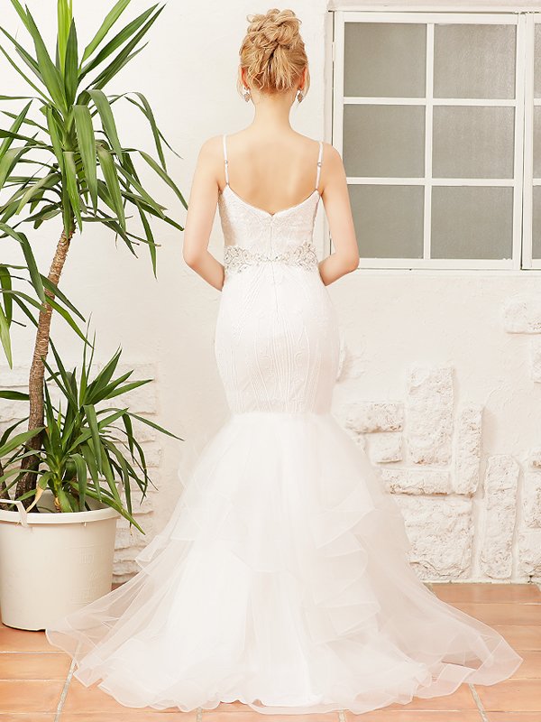 画像8: 【ANGEL R PREMIUM/エンジェルアールプレミアム】バストウエストビジュー/ スパンコール/ レース/ マーメイド/ ロング/ キャバドレス long[OF2]