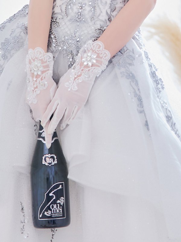 画像41: 【関西コレクション着用】【ANGEL R PREMIUM/エンジェルアールプレミアム】ベア/ ウェディング/ バースデー/ プリンセス/ フラワーレース/ スパンコールビジュー/ キャバドレスlong【HC03】