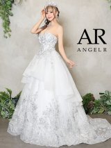 【ANGEL R PREMIUM/エンジェルアールプレミアム】ベア/ ウェディング/ バースデー/ プリンセス/ フラワーレース/ スパンコールビジュー/ キャバドレスlong【HC03】