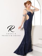 【ANGEL R PREMIUM/エンジェルアールプレミアム】スパンコール/ レース/ オープンショルダー/ ビジュー/ マーメイド/ ロング/ キャバドレス long[OF2]