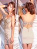 画像40: 人気ドレス再入荷♪【ANGEL R/エンジェルアール】アッパーフラワー/ バックシャン/ ビジュー/ タイト/ ミニドレス/ キャバドレス[OF2]