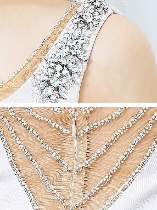 画像18: 【ANGEL R/エンジェルアール】バックレース/ Vビジュー/ ストレッチ/ タイト/ ミニドレス/ キャバドレス[OF2]