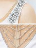 画像18: 【ANGEL R/エンジェルアール】バックレース/ Vビジュー/ ストレッチ/ タイト/ ミニドレス/ キャバドレス[OF2]