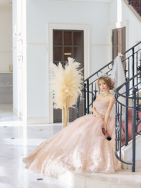 画像10: 【関西コレクション着用】【ANGEL R/エンジェルアール】ベア/ プリンセス/ フレア/ ロング/ キャバドレスlong[OF2]