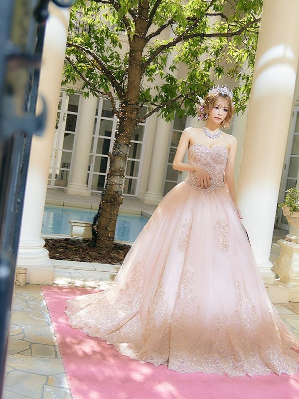 画像11: 【関西コレクション着用】【ANGEL R/エンジェルアール】ベア/ プリンセス/ フレア/ ロング/ キャバドレスlong[OF2]