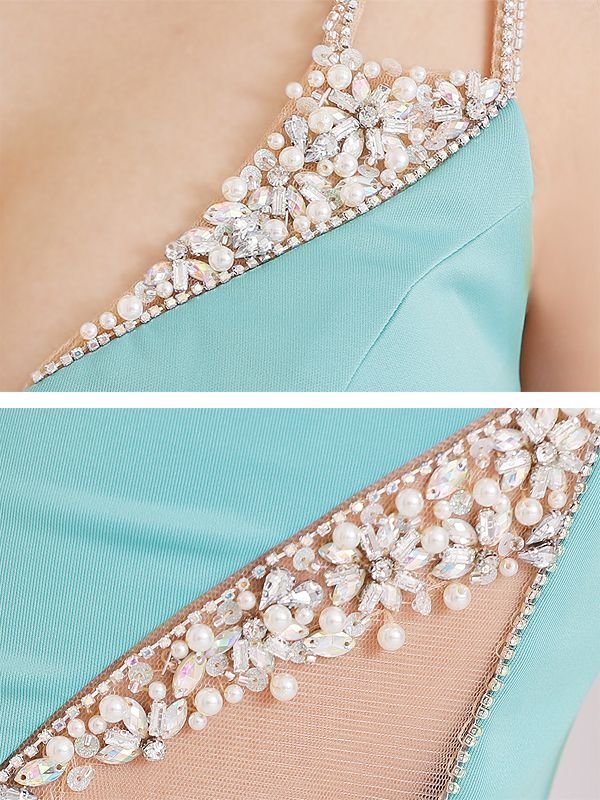 画像6: XSサイズあり【ANGEL R/エンジェルアール】バストビジュー/ サイドシアー/ Vネック/ タイト/ ミニドレス/ キャバドレス[OF2]