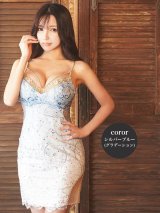 XSサイズあり【ANGEL R/エンジェルアール】フラワーシースルーレース/ バストビジュー/ シアー/ キャミ/ タイト/ ミニドレス/ キャバドレス[OF2]