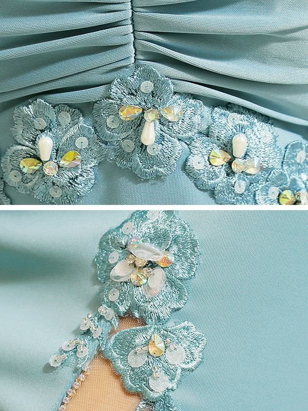 画像8: XSサイズあり【ANGEL R/エンジェルアール】アメスリ/ ネックフラワーパール/ フラワーレース/ バストギャザー/ タイト/ ミニドレス/ キャバドレス[OF2]