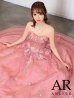 【Angel R/エンジェルアール】ベア/ ウェディング/ バースデー/ プリンセス/ フラワーパール/ ビジュー/ ラメ/ キャバドレスlong　ピンク