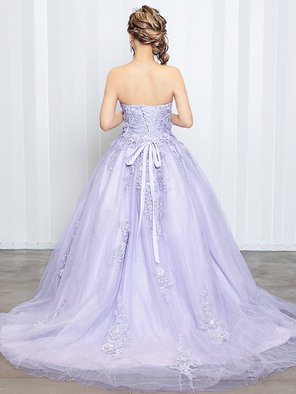 画像7: 【ANGEL R/エンジェルアール】ベア/ ウェディング/ バースデー/ プリンセス/ フラワーパール/ ビジュー/ ラメ/ キャバドレスlong[OF2]