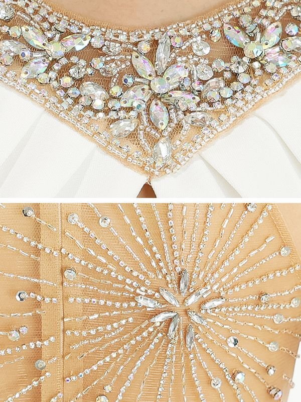 画像8: XSサイズあり【ANGEL R/エンジェルアール】デコルテタック/ ファイヤーワークスパンコール/ バックビジュー/ ホルター/ アメスリ/ ストレッチ/ タイト/ ミニドレス/ キャバドレス[OF2]