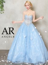 【ANGEL R/エンジェルアール】ベア/ ウェディング/ バースデー/ プリンセス/ コルセット/ フラワーレース/ バストビジュー/ ウエストシースルー/ キャバドレスlong[HC03]