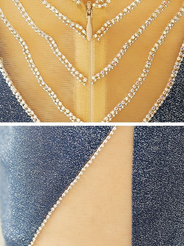 画像7: XSサイズあり【ANGEL R/エンジェルアール】バックチェーンビジュー/ ラメ/ キャミソール/ ワンカラー/ ストレッチ/ シアー/ タイト/ ミニドレス/ キャバドレス[OF2]