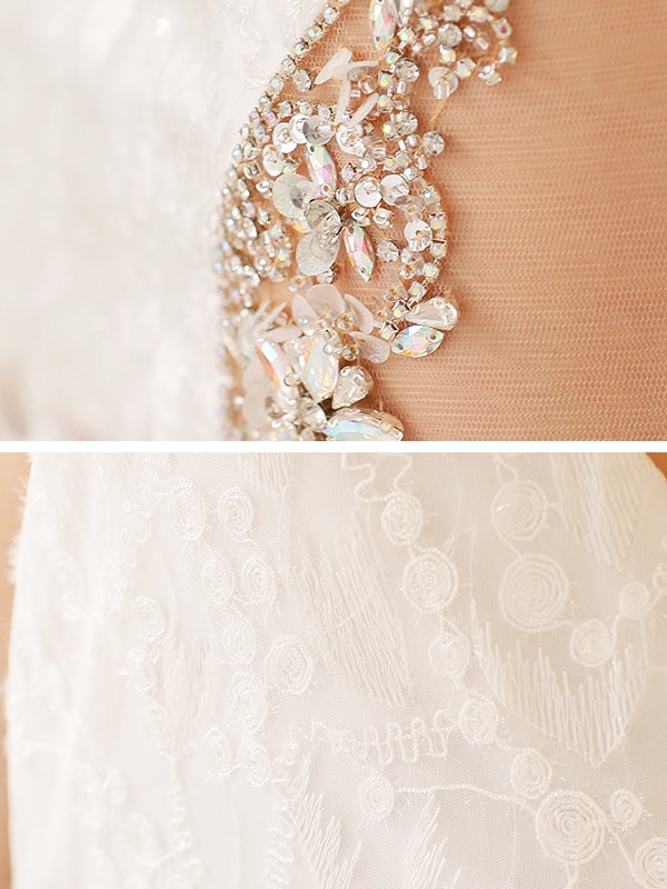 画像11: 【ANGEL R/エンジェルアール】スパンコールレース/ バストショルダービジュー/ ノースリーブ/ シアー/ タイト/ ミニドレス/ キャバドレス[OF2]