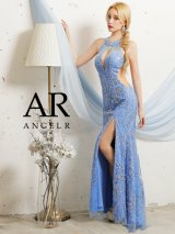 【ANGEL R/エンジェルアール】 フラワーパールビジュー/ホルターネック/ レース/ タイト/ ロングドレス/ キャバドレス long[OF2]