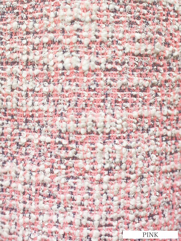 画像7: 【ANGEL R/エンジェルアール】 ビッグカラー/ バストビジュー/ ミックスツイード/ ノースリーブ/ タイト/ ミニドレス/ キャバドレス[OF2]