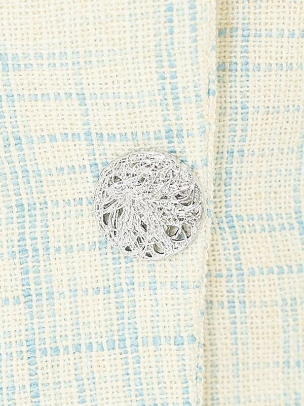 画像10: XSサイズあり【ANGEL R/エンジェルアール】ビックカラー/ ワンショルダー/ ツイード/ フレア/ ミニドレス/ キャバドレス[OF2]