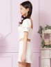 画像20: XSサイズあり【ANGEL R/エンジェルアール】バストビジュー/ クロスタック/ パフスリーブ/ セパレート/ マイクロミニ/ フレア/ミニドレス/ キャバドレス[OF2]