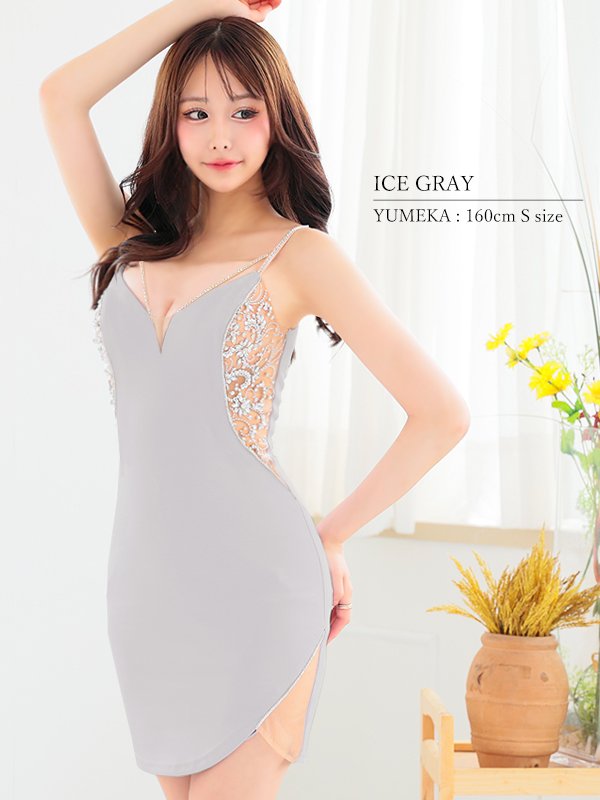 画像24: XSサイズあり【ANGEL R/エンジェルアール】サイドビジュー/ バストVカットデザイン/ タイト/ ミニドレス/ キャバドレス[OF2]