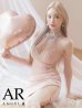 画像16: XSサイズあり【ANGEL R/エンジェルアール】 ホルターネック/ パールチェーン/ シフォン/ ビジュー/ ミニドレス/ キャバドレス[OF2]