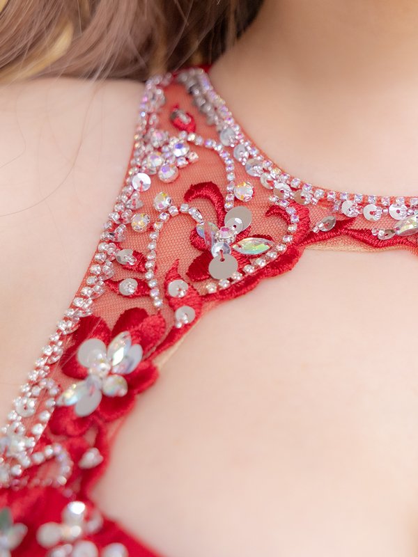 画像25: XSサイズあり【ANGEL R/エンジェルアール】アッパーフラワーレース/ アメスリデザイン/ ビジュー/ タイト/ ミニドレス/ キャバドレス[OF2]