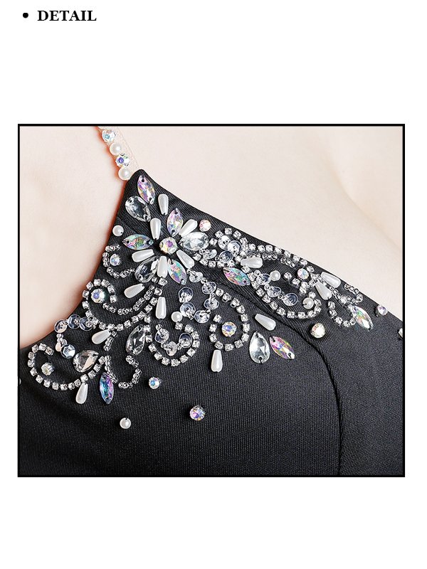 画像23: XSサイズあり【ANGEL R/エンジェルアール】バックビジュー/ パールチェーン/ メッシュ/ ビジュー/ タイト/ ミニドレス/ キャバドレス[OF2]