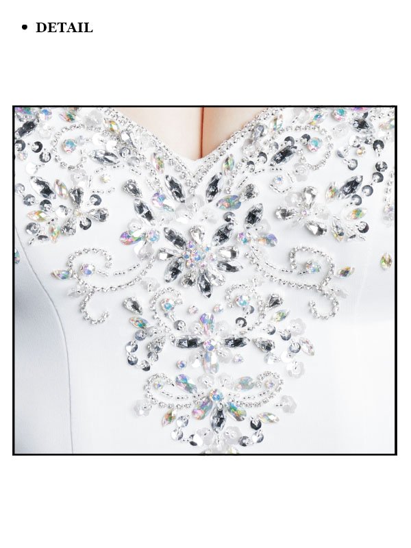 画像10: 【ANGEL R/エンジェルアール】フロントデザインビジュー/ サイドメッシュ/ タイトロングドレス/ ロングドレス/ キャバドレス[OF2]