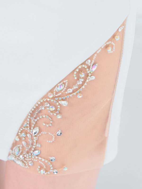 画像23: XSサイズあり【ANGEL R/エンジェルアール】バストパールチェーン/ シアー/ ワンショルダー/ タイト/ ミニドレス/ キャバドレス[OF2]