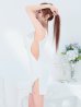画像7: XSサイズあり【ANGEL R/エンジェルアール】バストパールチェーン/ シアー/ ワンショルダー/ タイト/ ミニドレス/ キャバドレス[OF2]