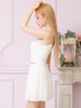 画像28: XSサイズあり【ANGEL R/エンジェルアール】バストストーンビジュー/ セパレート/ キャミソール/ セットアップ/ プリーツシフォンスカート/ フレア/ マイクロミニ/ ミニドレス/ キャバドレス[OF2]