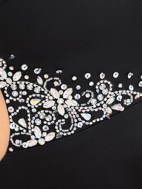 画像9: 【ANGEL R/エンジェルアール】ワンショルダー/ バストカットデザイン/ ビジュー/ マーメード/ ロングドレス/ キャバドレス long[OF2]