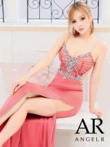 【ANGEL R/エンジェルアール】アッパーレース/ ビジューデザイン/ タイト/ ロングドレス/ キャバドレス long[OF2]