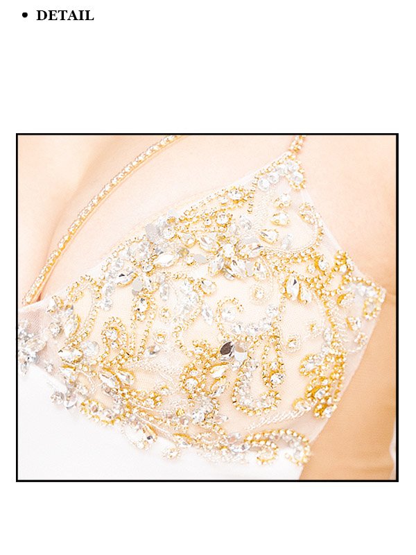 画像21: XSサイズあり【ANGEL R/エンジェルアール】ゴールドビジュー/ バストライン/ デザイン/ メッシュ/ タイトミニドレス/ キャバドレス[OF2]